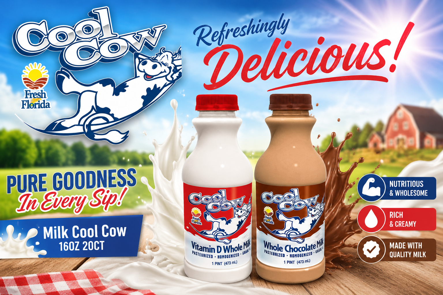 Milk Cool Cow 16OZ 20CT  product image
