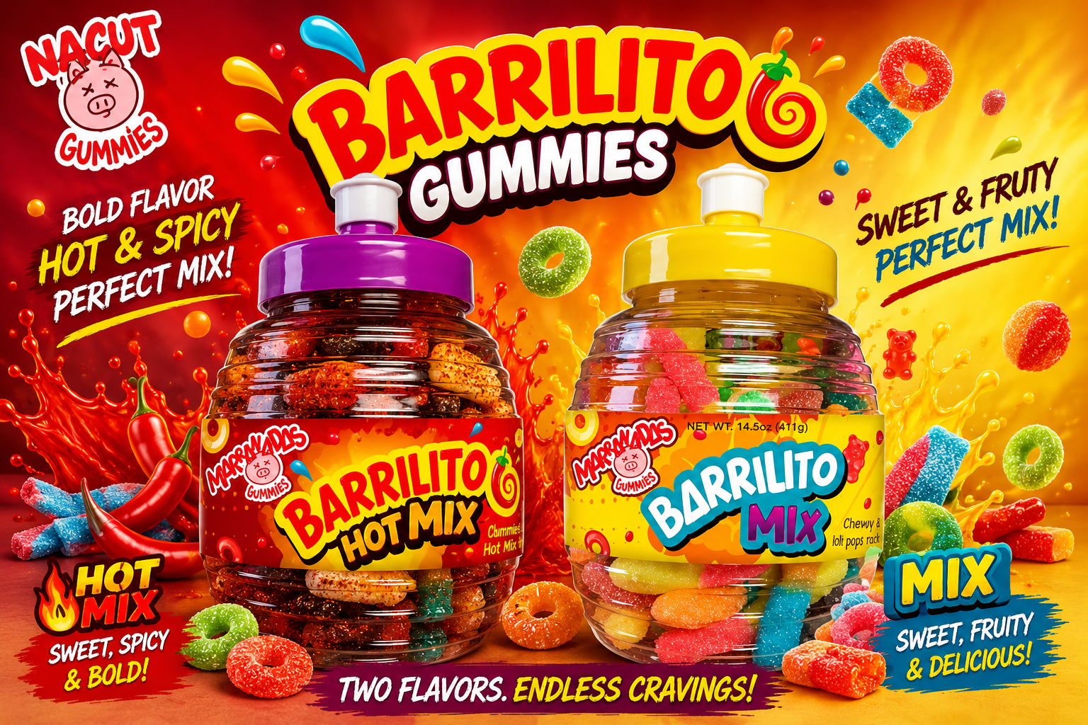 Nacut Barrilito Gummie's 14.5OZ 1CT (C11) product image