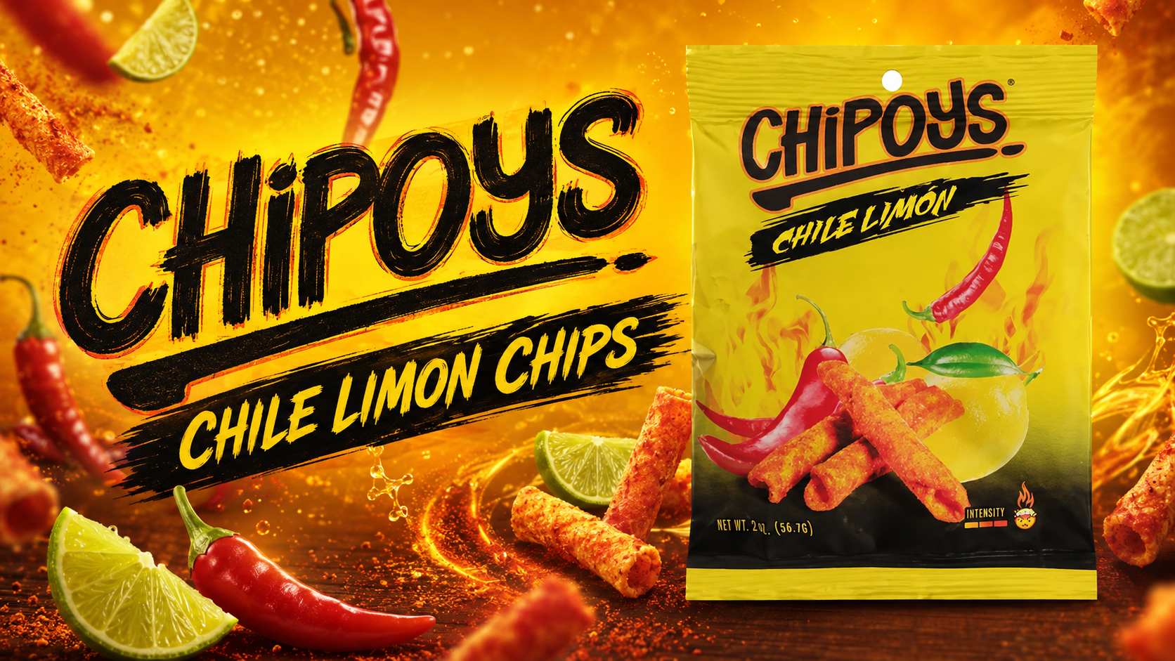 Chipoys Chili Limon Chips 2Oz 24Ct Pre Priced $1.99 product image