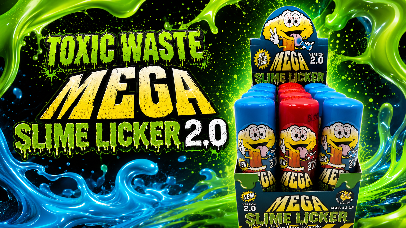 Toxic Waste Mega Slime Licker 2.0 12Ct product image