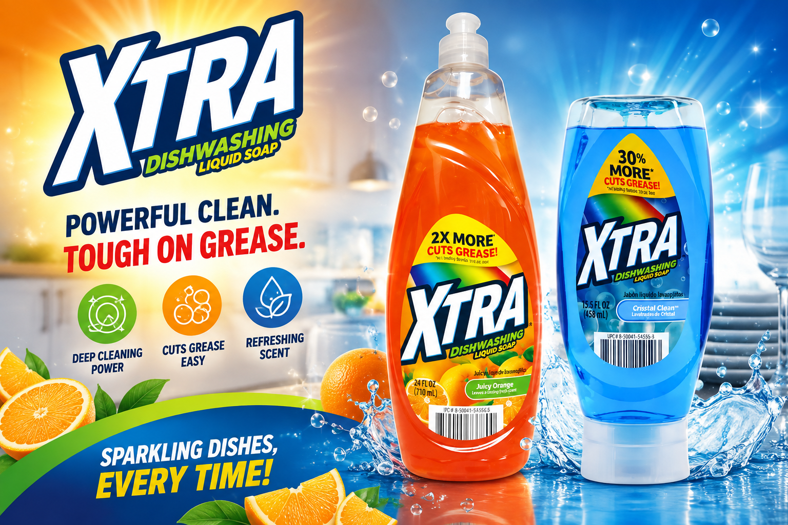 Dishwashing Liquid Xtra 15.5OZ 1CT (C12) product image