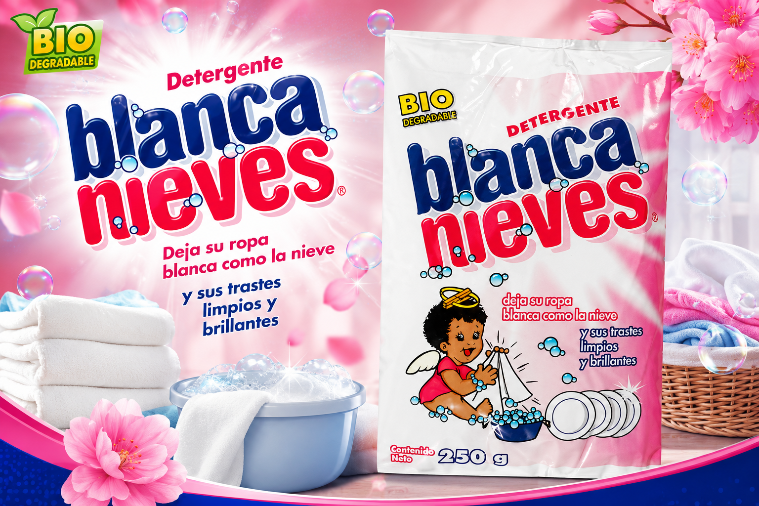 Detergent Blanca Nieves 250G 1CT product image