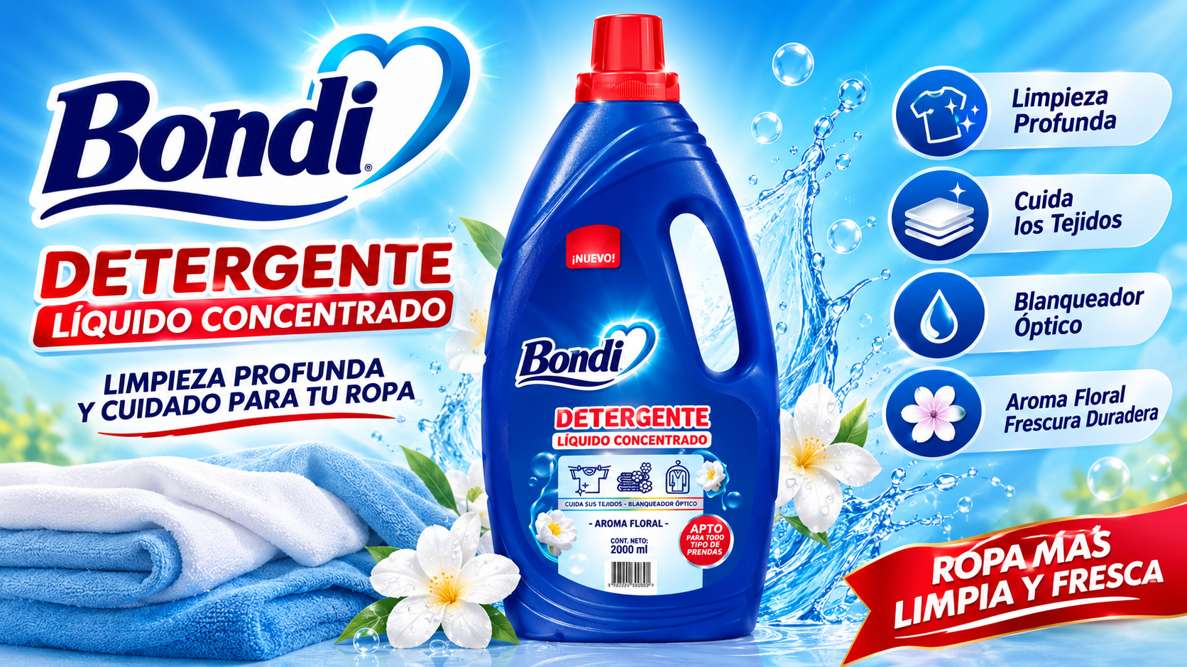 Bondi Liquid Detergent 2L/67.62OZ 1CT  product image