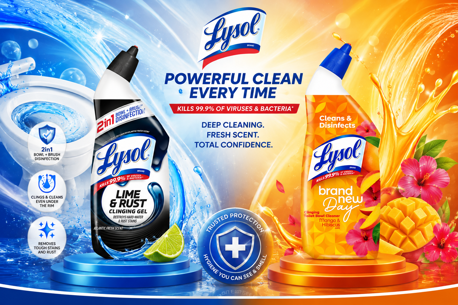 Lysol Toilet Bowl Cleaner 24OZ 1CT (C9) product image