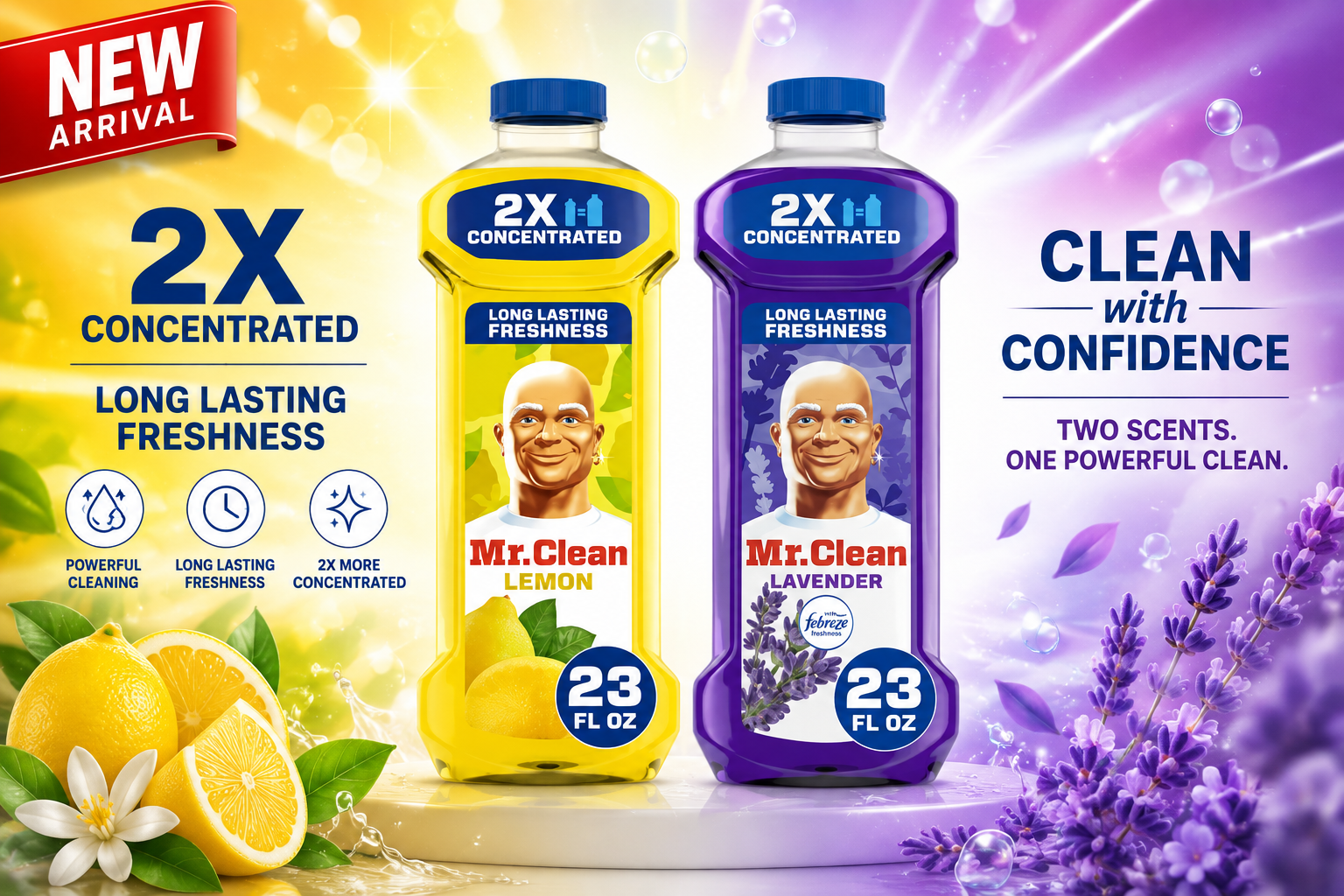 Mr.Clean 2X Concentrate 23OZ 1CT (C6) product image