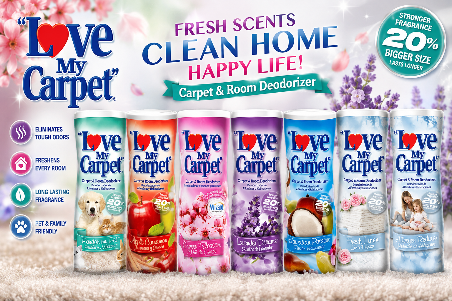 Love My Carpet & Room Deodorizer 17OZ 1CT (C12) product image