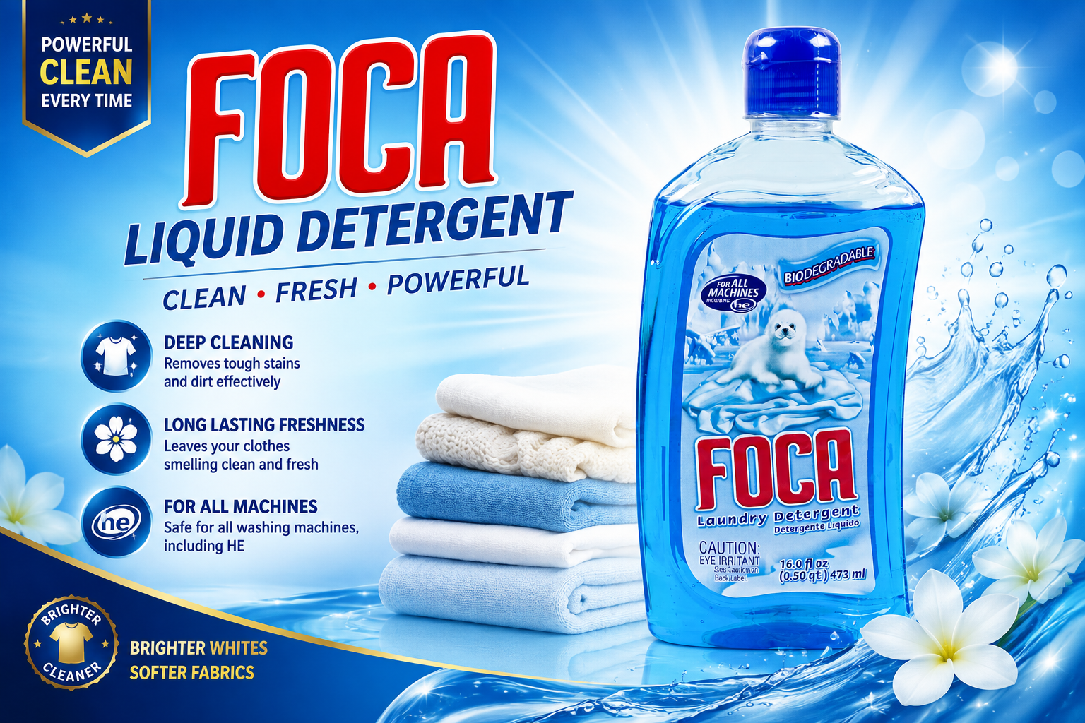Foca Liquid Detergent 16OZ 1CT (C12) product image