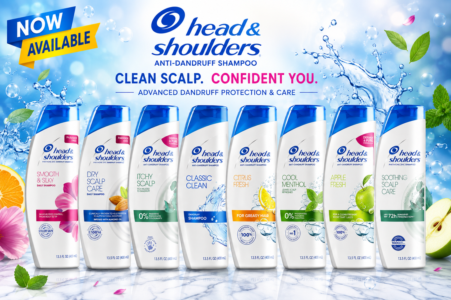 Head And Shoulders Shampoo 13.52Oz (400ML) 1CT (C6) product image