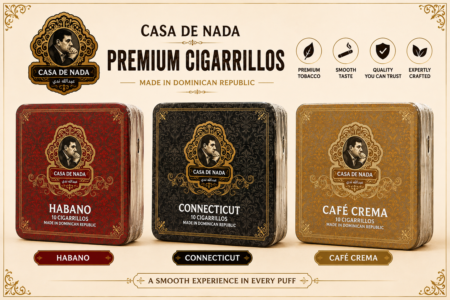 CGR Casa De Nada Premium Cigar 10Pk 5CT product image