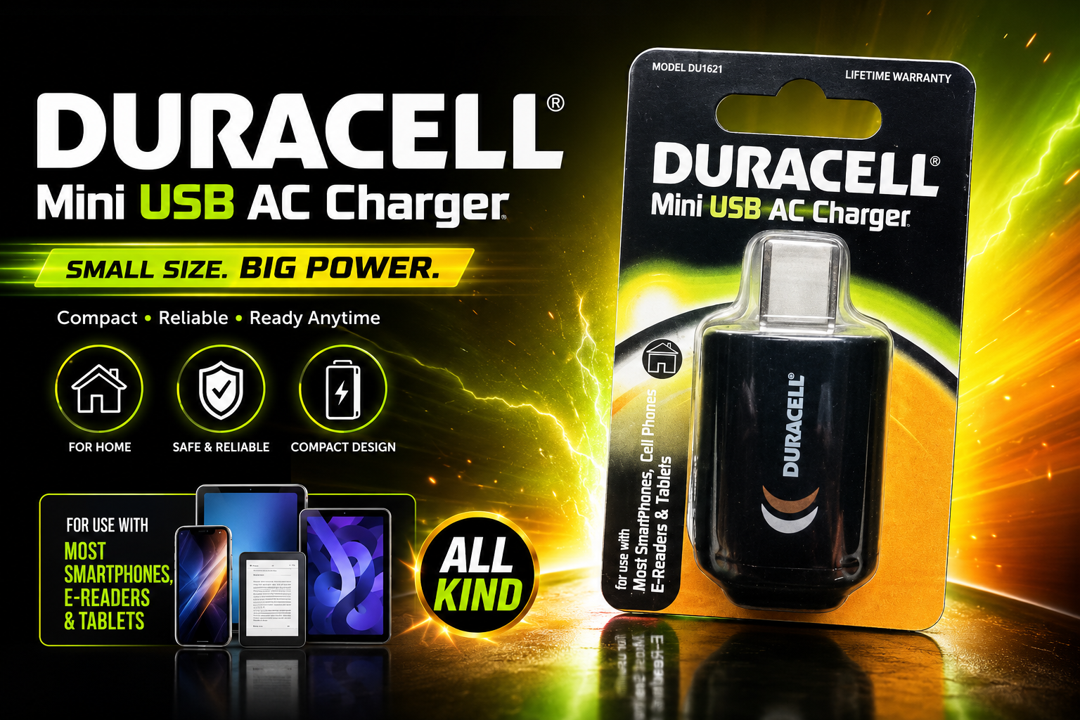 Phone Duracell Mini Usb Ac Charger(All Kind) product image