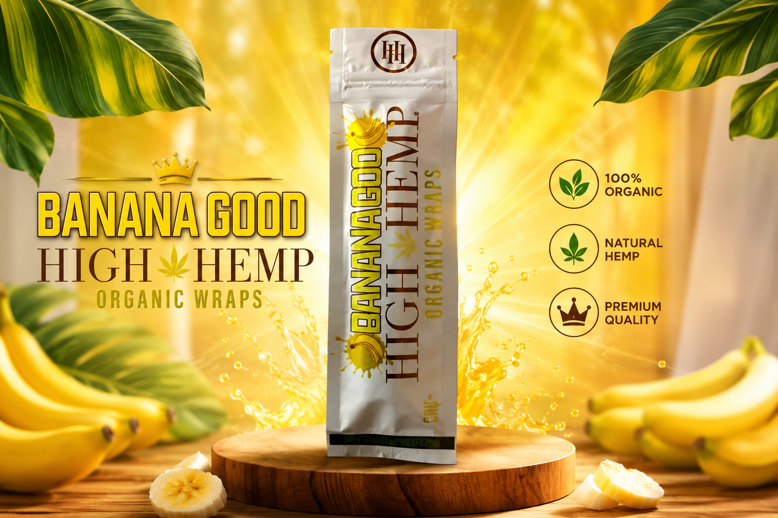CP High Hemp Wraps 2CT/25PK (C50) | Bananagoo product image