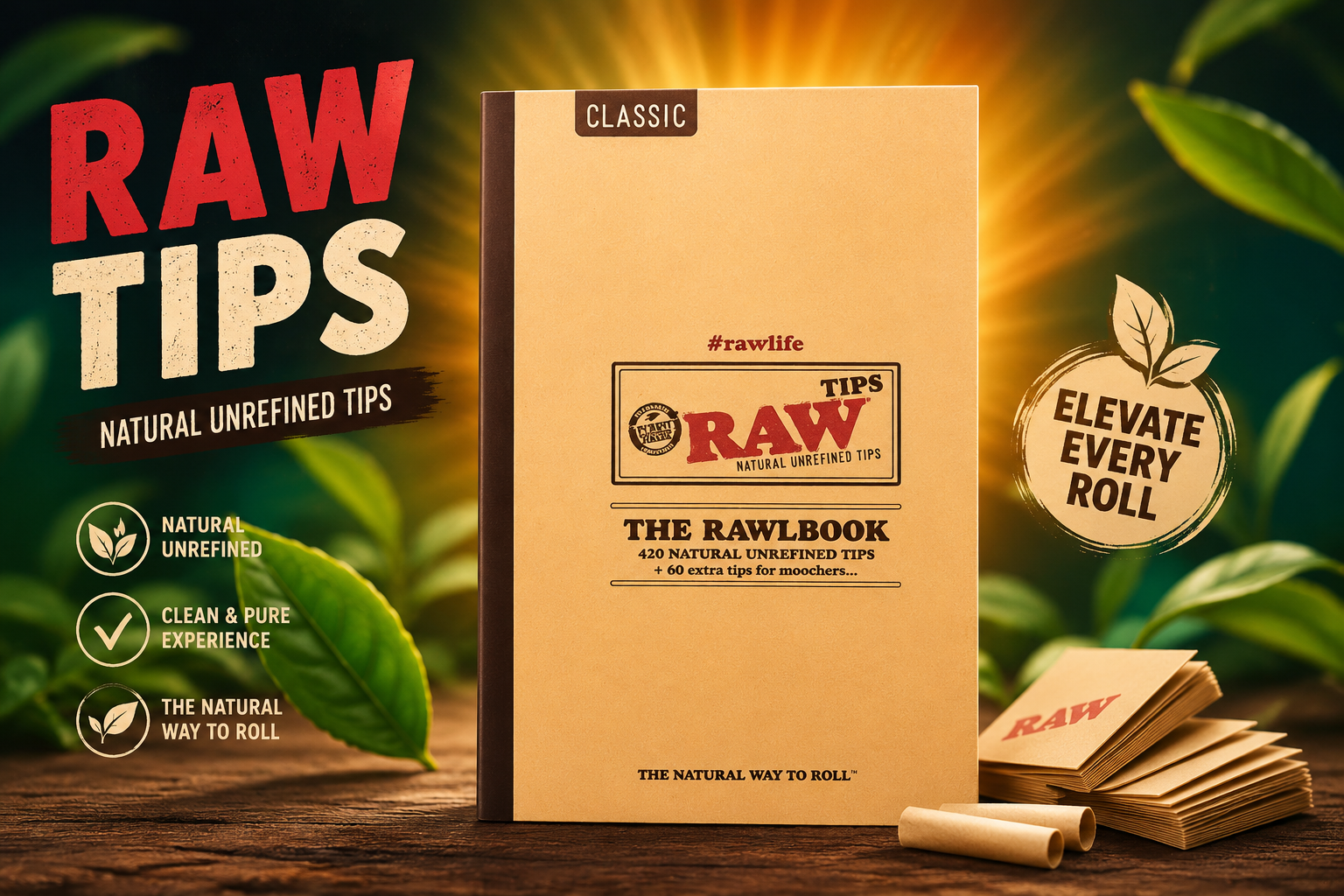 Raw Tips The Rawbook 10 Pages 480 Tips 1CT (C60) product image