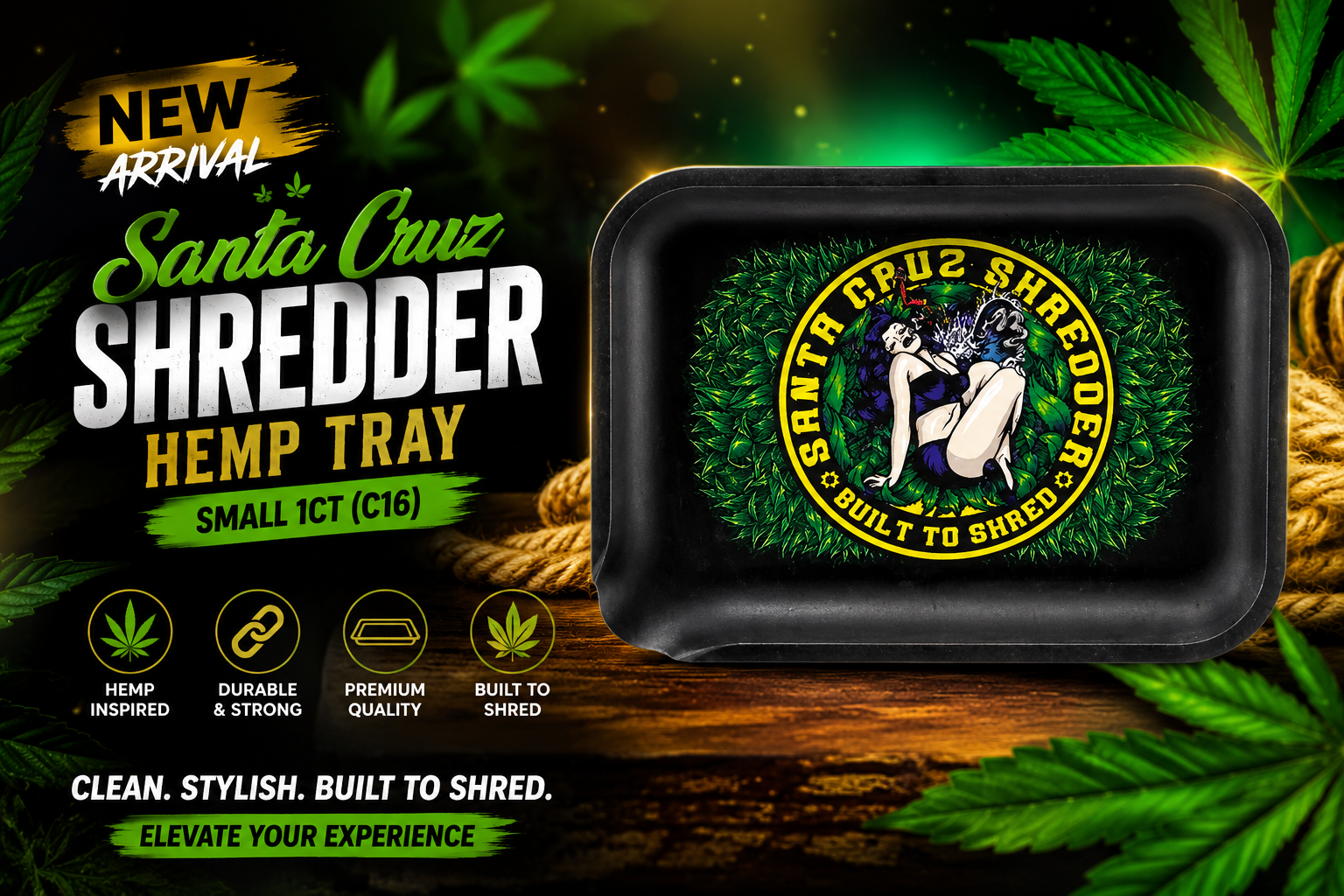 Santa Cruz Shredder Hemp Tray Small 1CT (C16) product image
