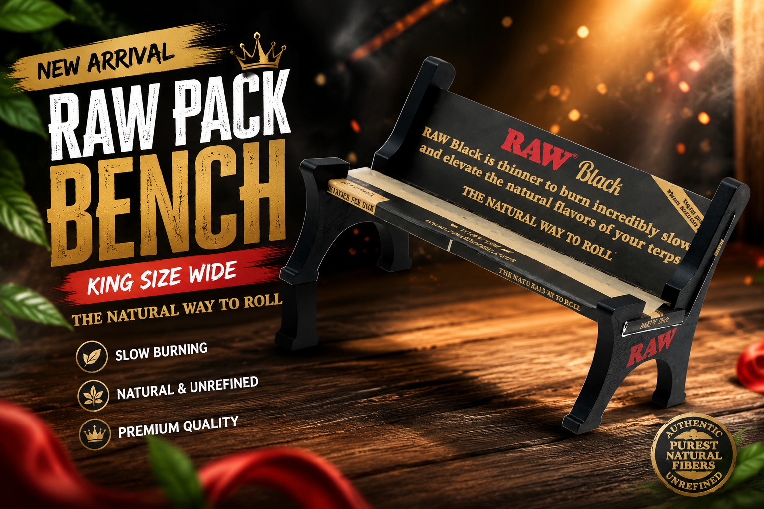Raw Pack Bench King Size Wide 1Ct (C20) product image