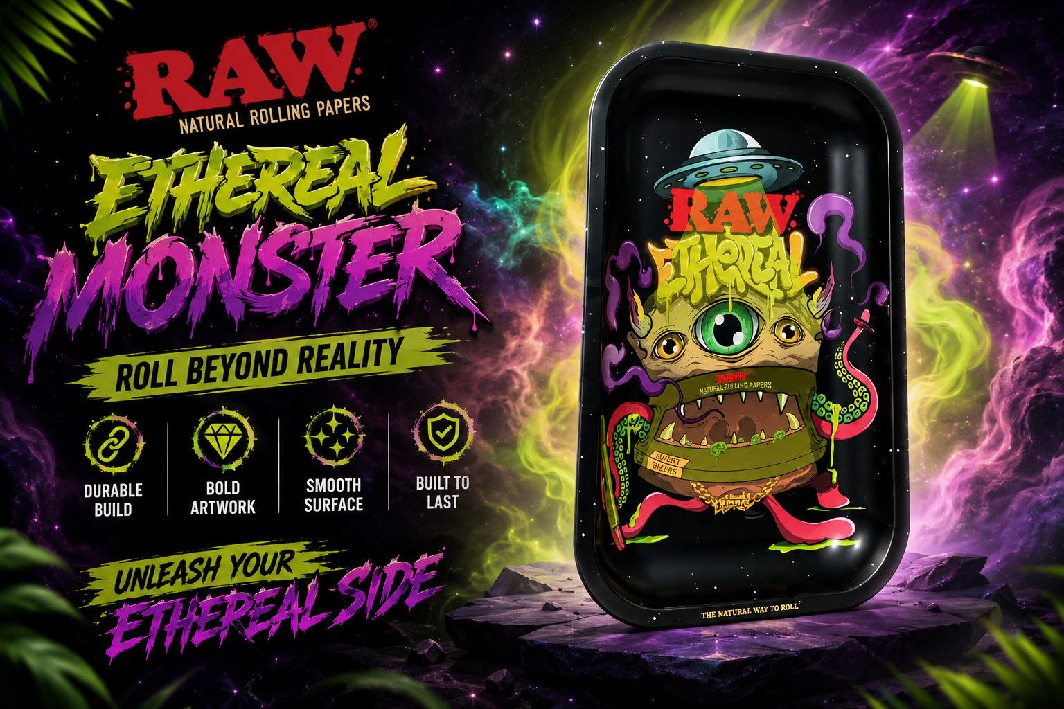Raw ACC Tray Ethereal Monster Medium 1Ct (C50) product image