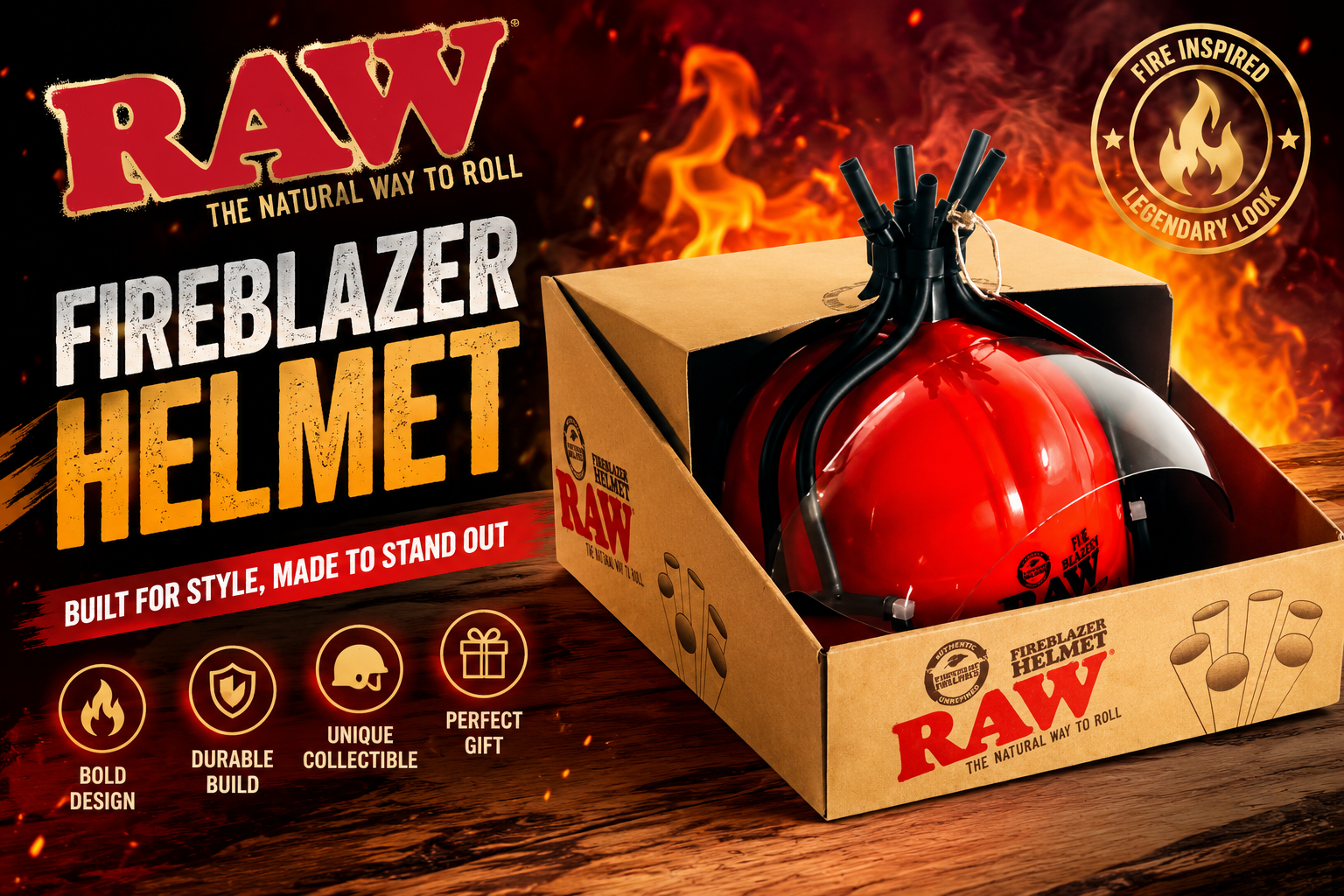Raw Fireblazer Helmet 1CT  product image