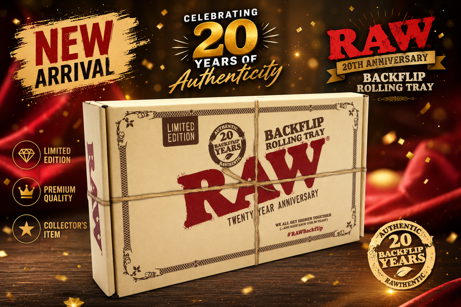 Raw ACC Tray 20Th Anniversary Backflip 1CT (C12) product image
