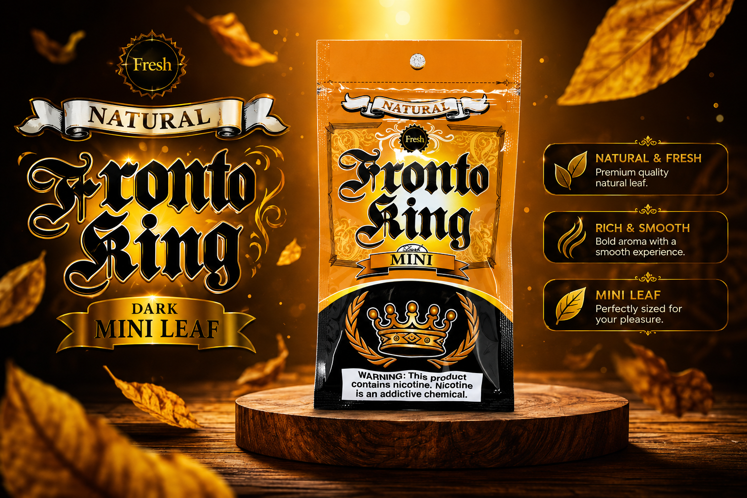 Tob Fronto King Dark Mini Leaf 1CT (C12) product image