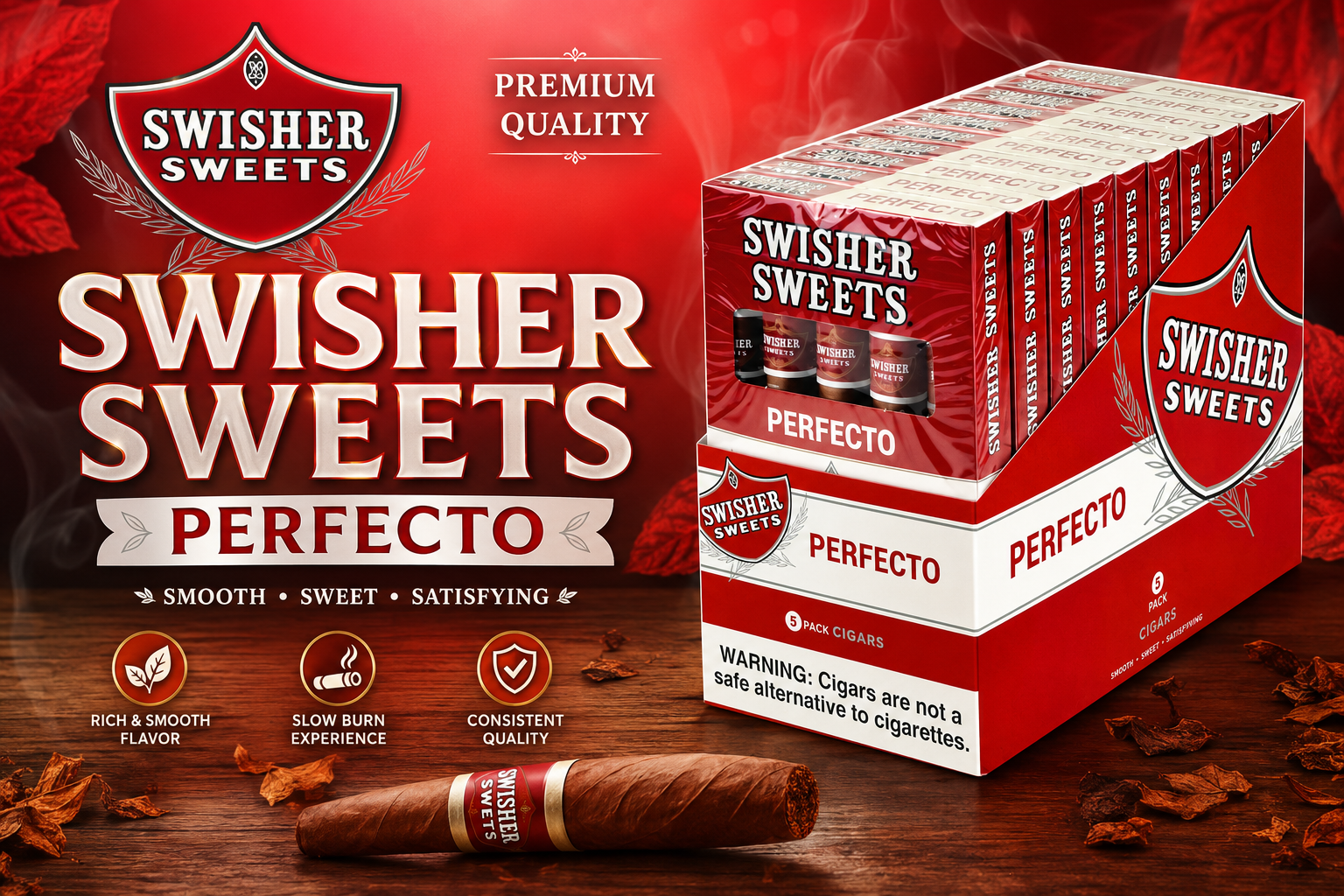 CGR Swisher Sweets 10CT/5PK (C40) Perfecto product image