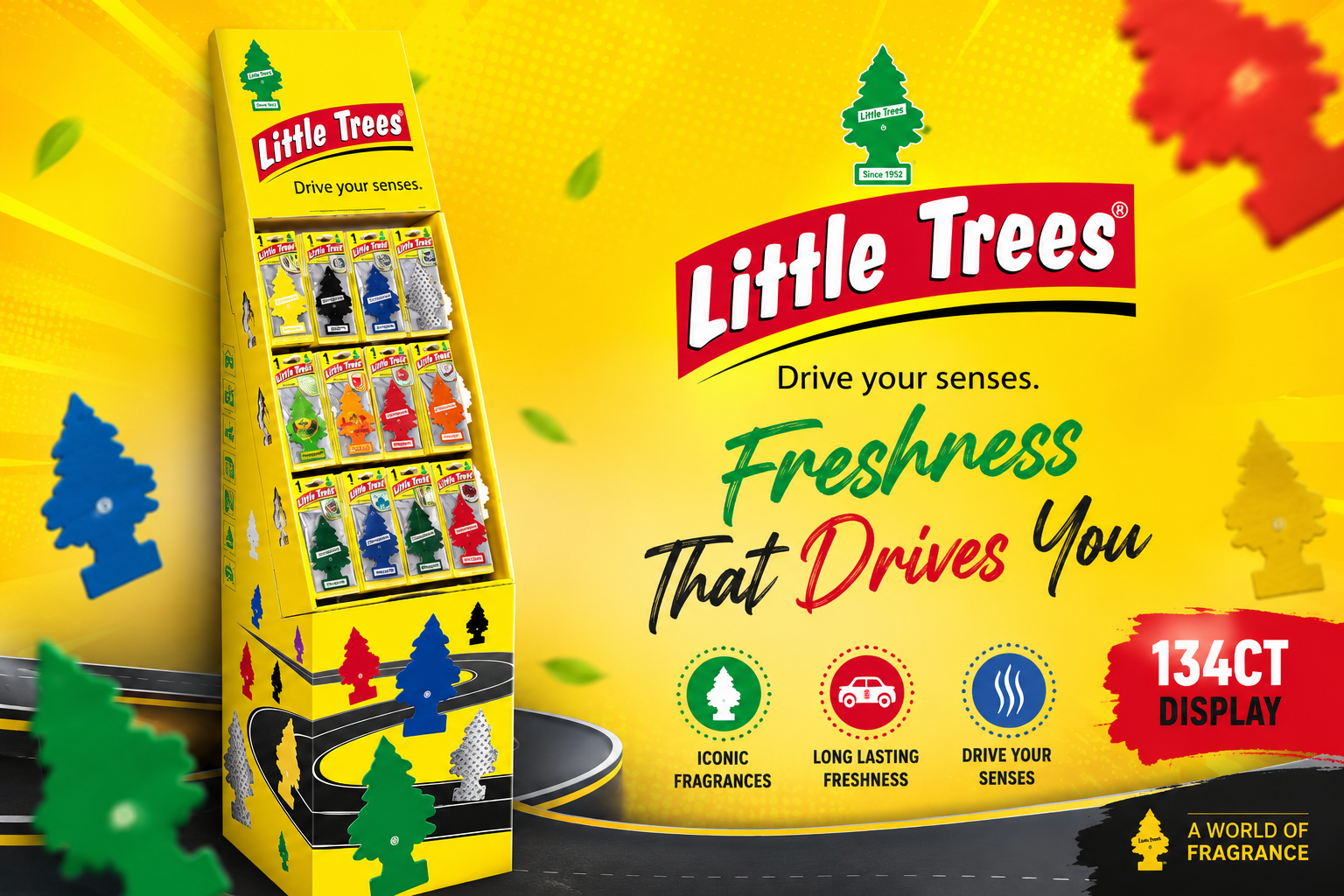 Air Freshener Little Trees Display 134CT product image