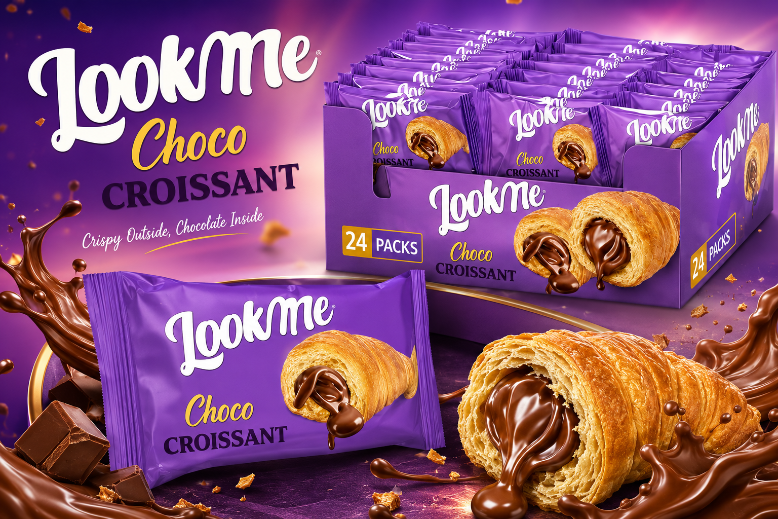 Look Me Choco Croissant 1CT (C24) product image
