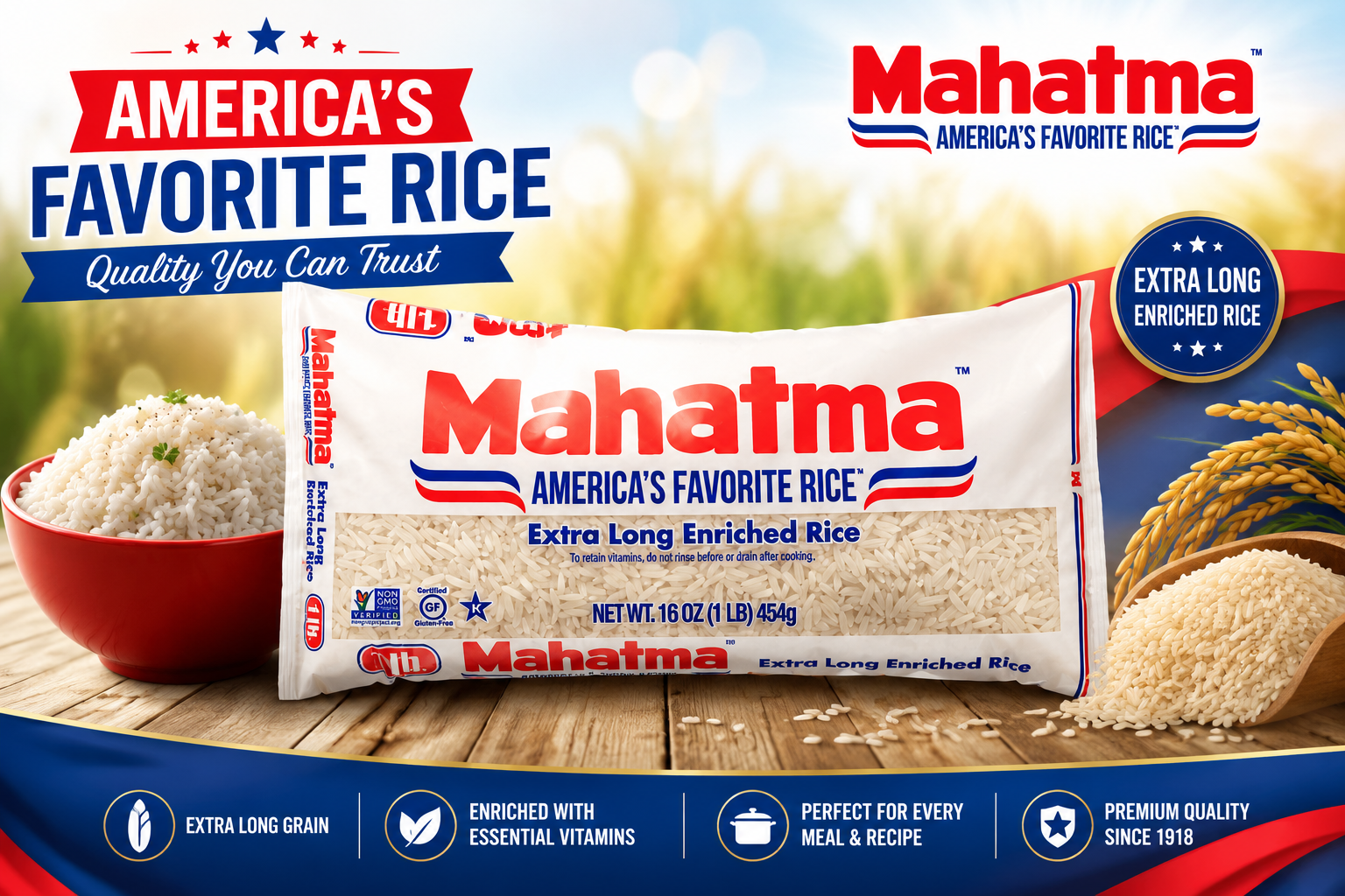 Mahatma Rice 1Lb 1Ct (C24) product image