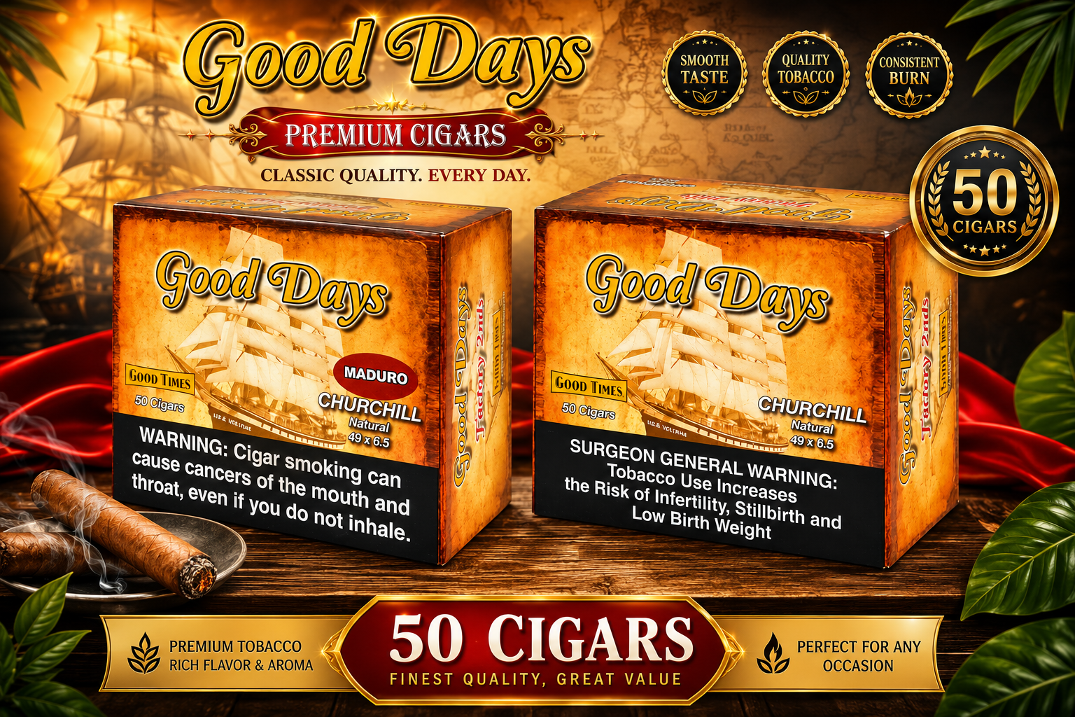 CGR Good Days Premium Cigars 50CT  product image