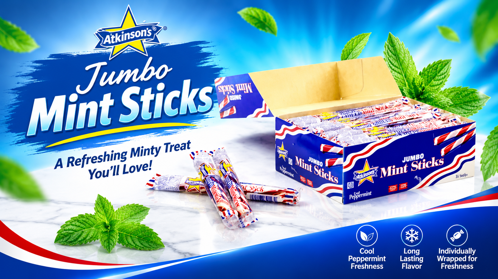 Atkinson Mint Sticks 36CT (C12) product image