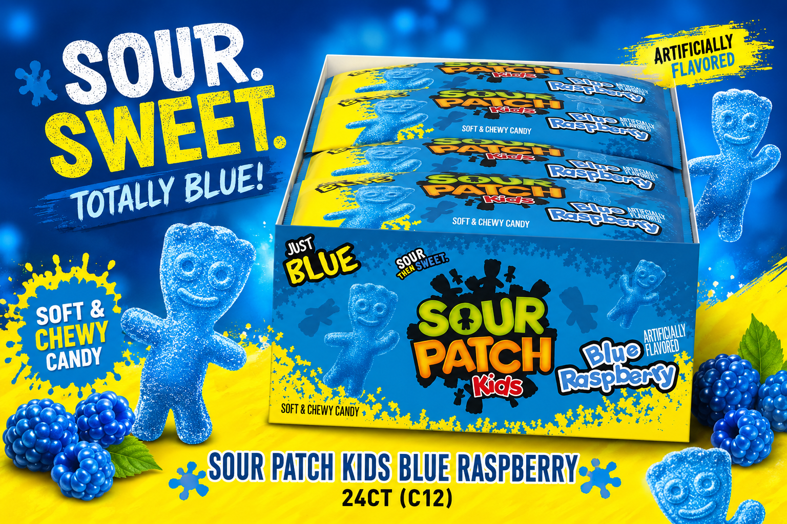 Sour Patch Kids Blue Raspberry 24CT (C12) product image
