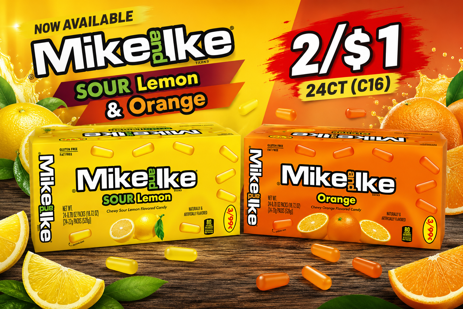 Mike & Ike 2/$1 24CT (C16) product image