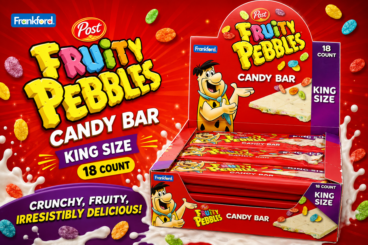 Frankford Fruity Pebbles Bar King Size 18CT (C6) product image