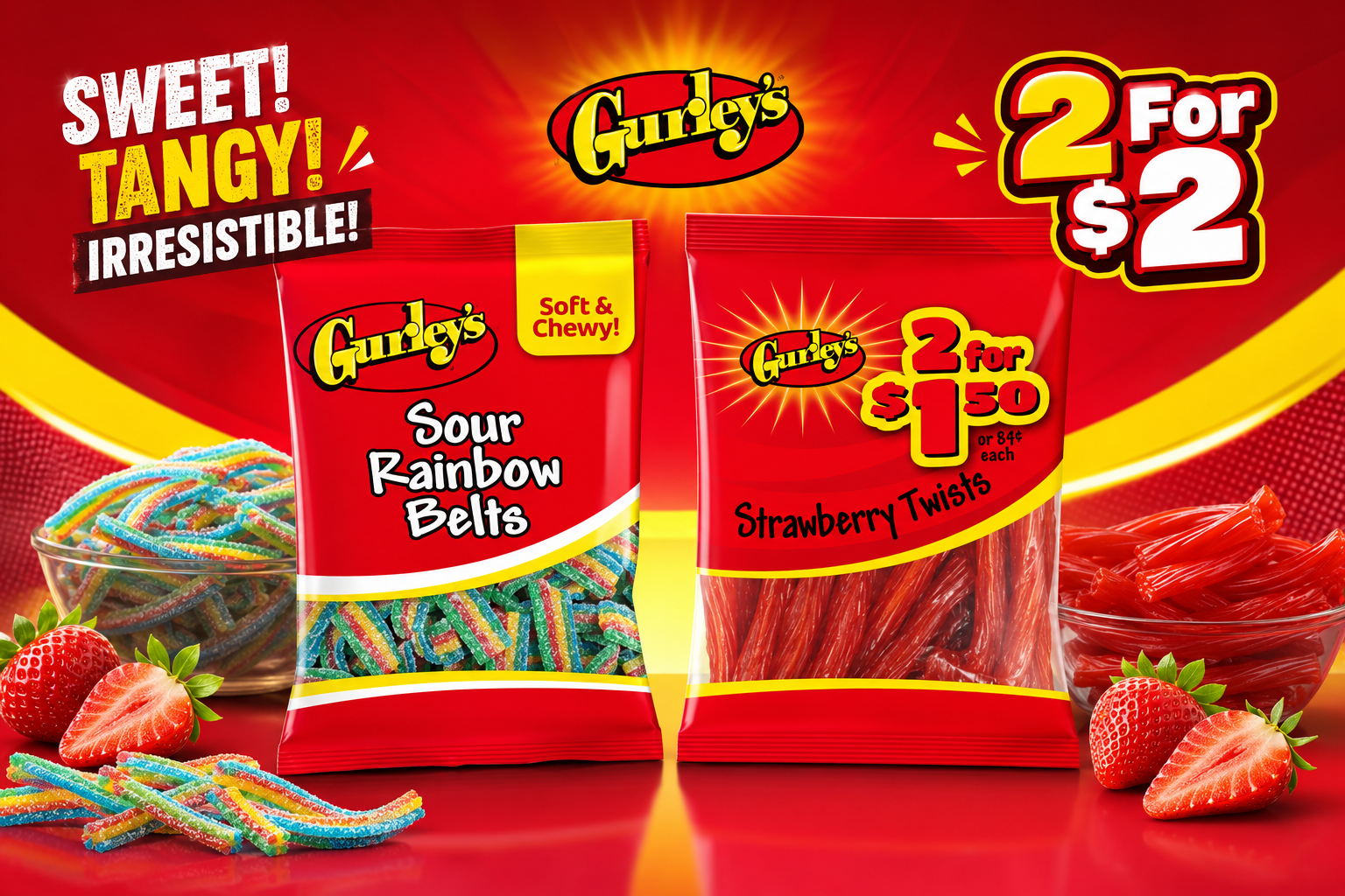 Gurleys 2 For $2 2.25OZ 12CT (P240) product image