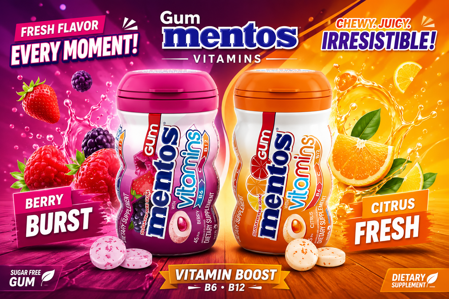 Gum Mentos 45/PK 6CT (C6) product image