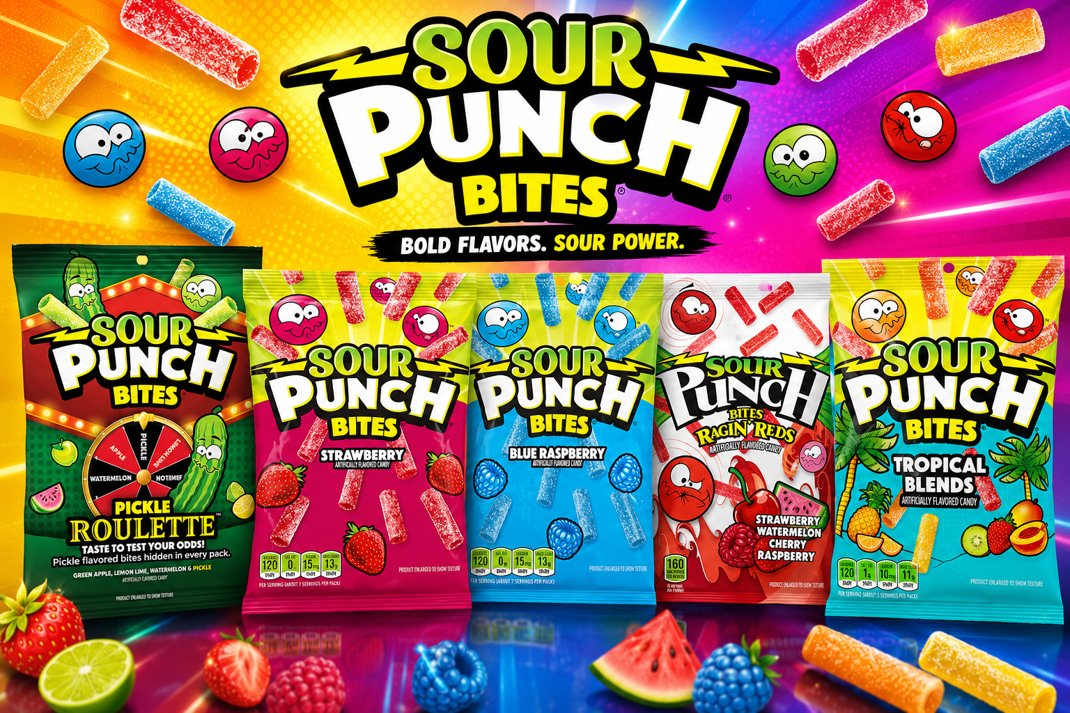 Peg Bag Sour Punch Kids 1CT product image