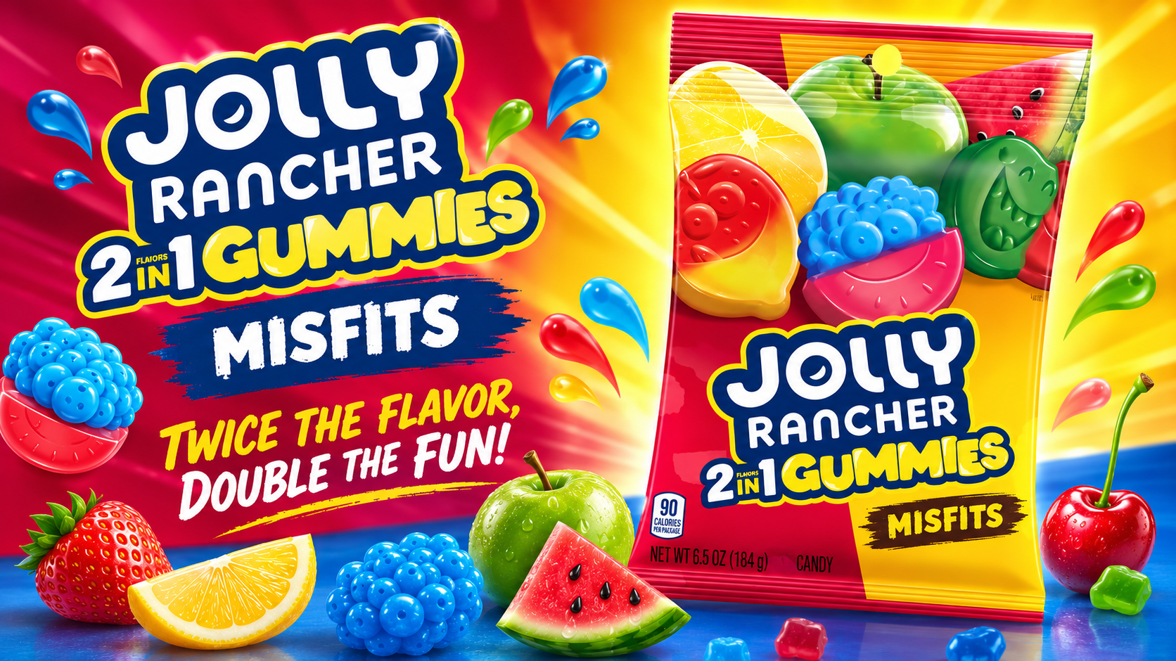 Peg Bag Jolly Rancher 2 In 1 Misfits 6.5OZ 1CT (C12) product image