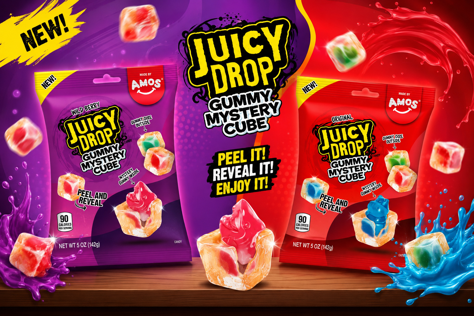Peg Bag Amos Juicy Drop Mystery Cube 5Oz 1CT (C12) product image
