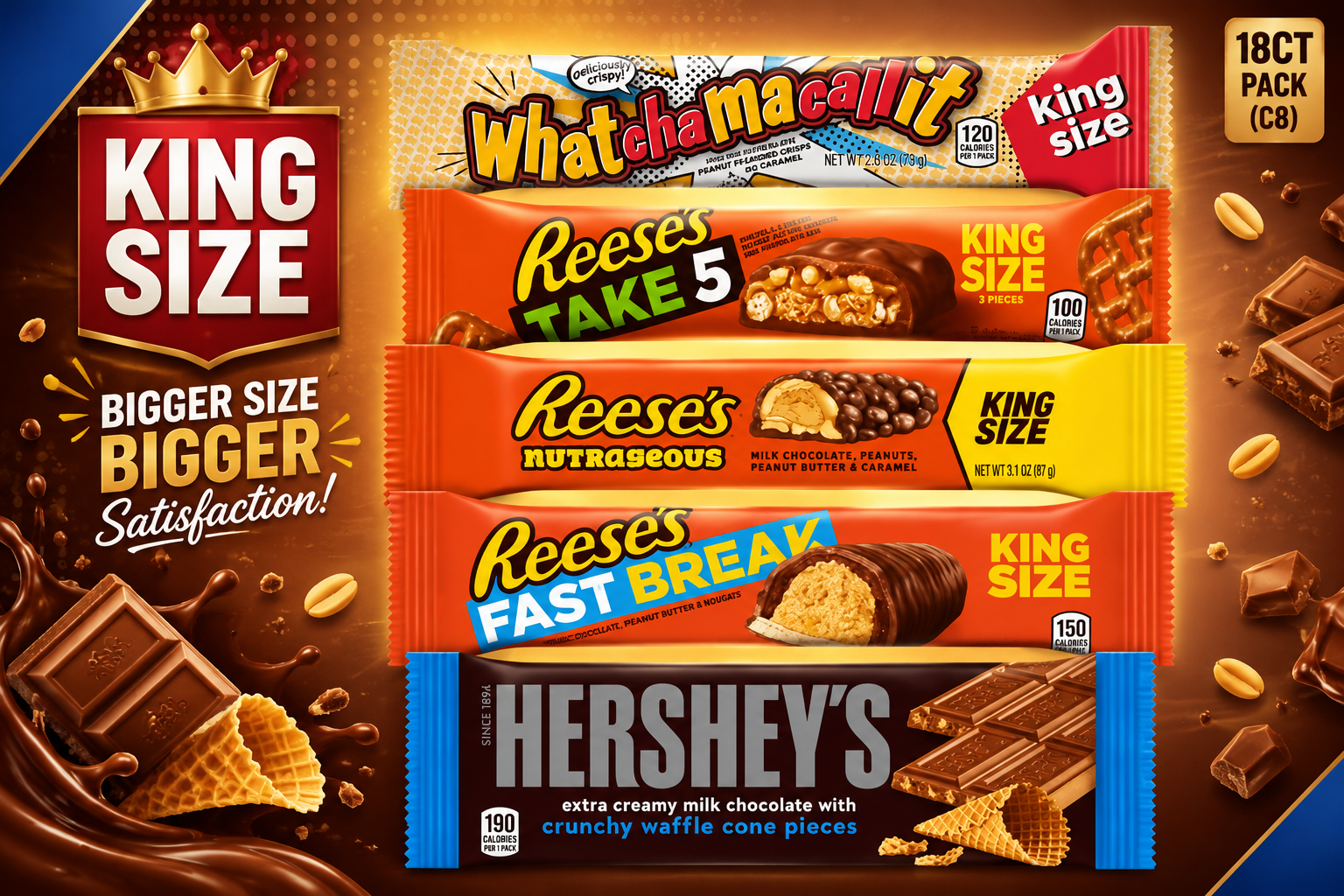 CN Hershey King Size 18CT (C8) product image