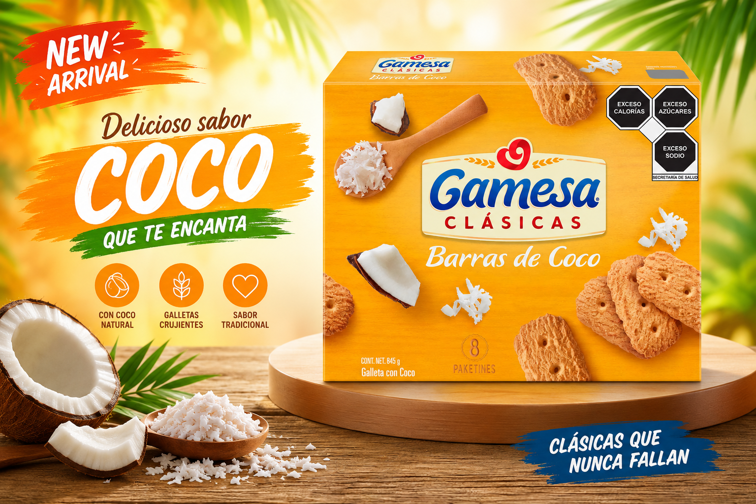CN Gallito Mex Barras De Coco 18CT (C4) product image