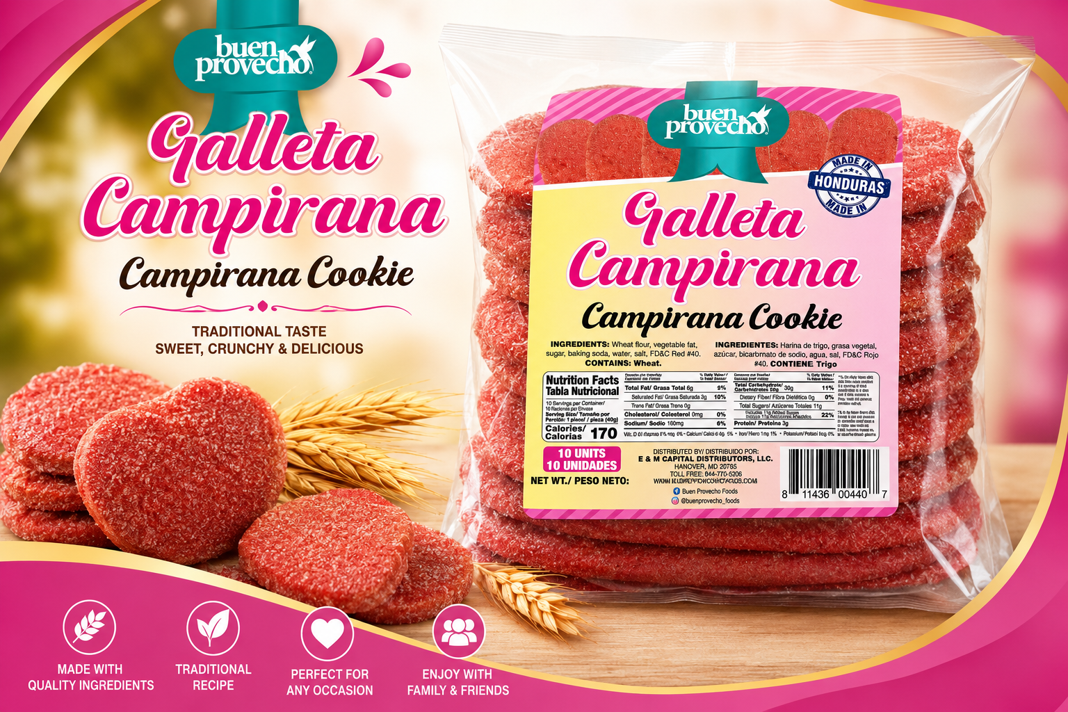 CN Buen Provecho Campirana Cookie 1CT (C12)  product image