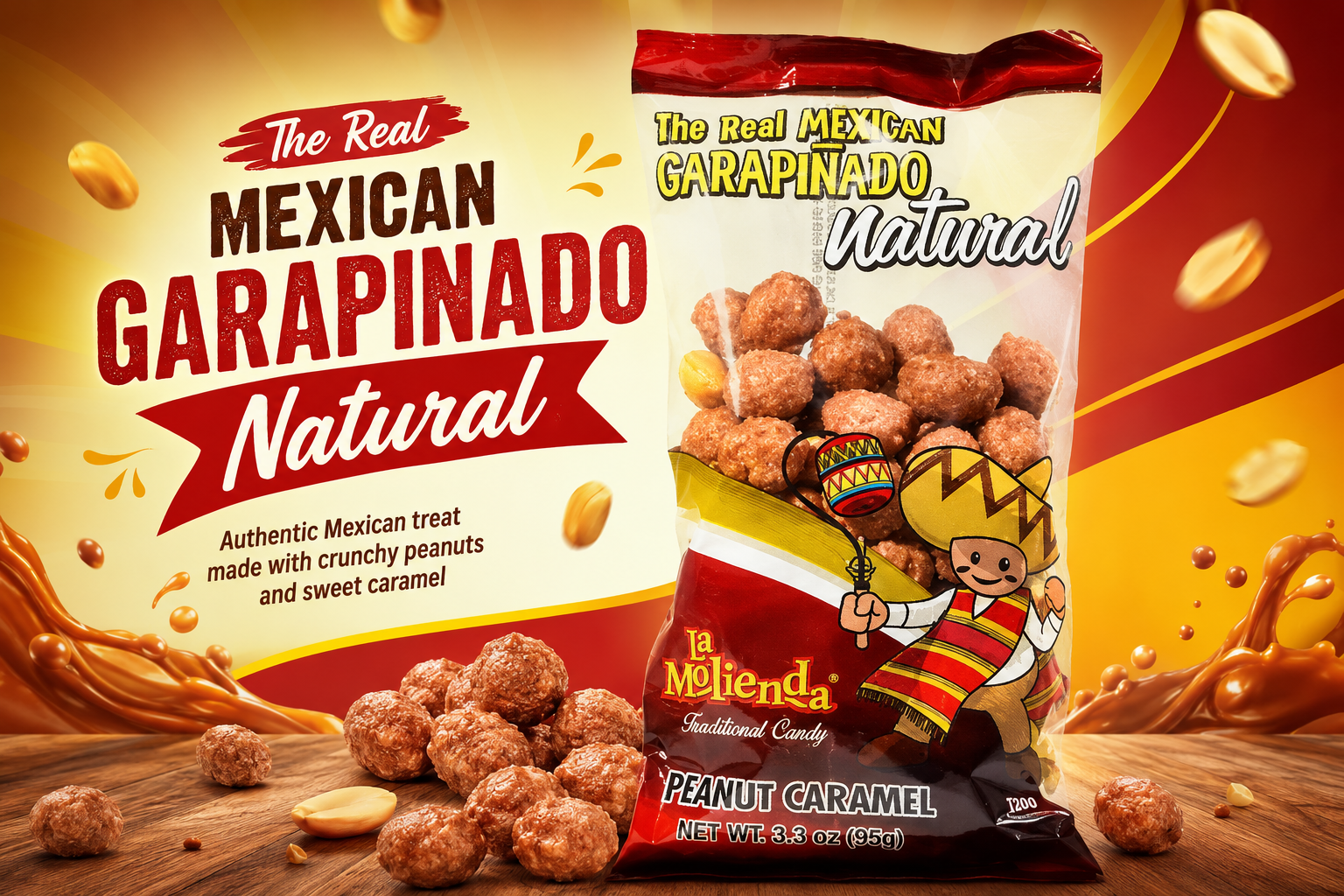La Molienda Caramel Peanut 3.3OZ 1CT (C40) product image