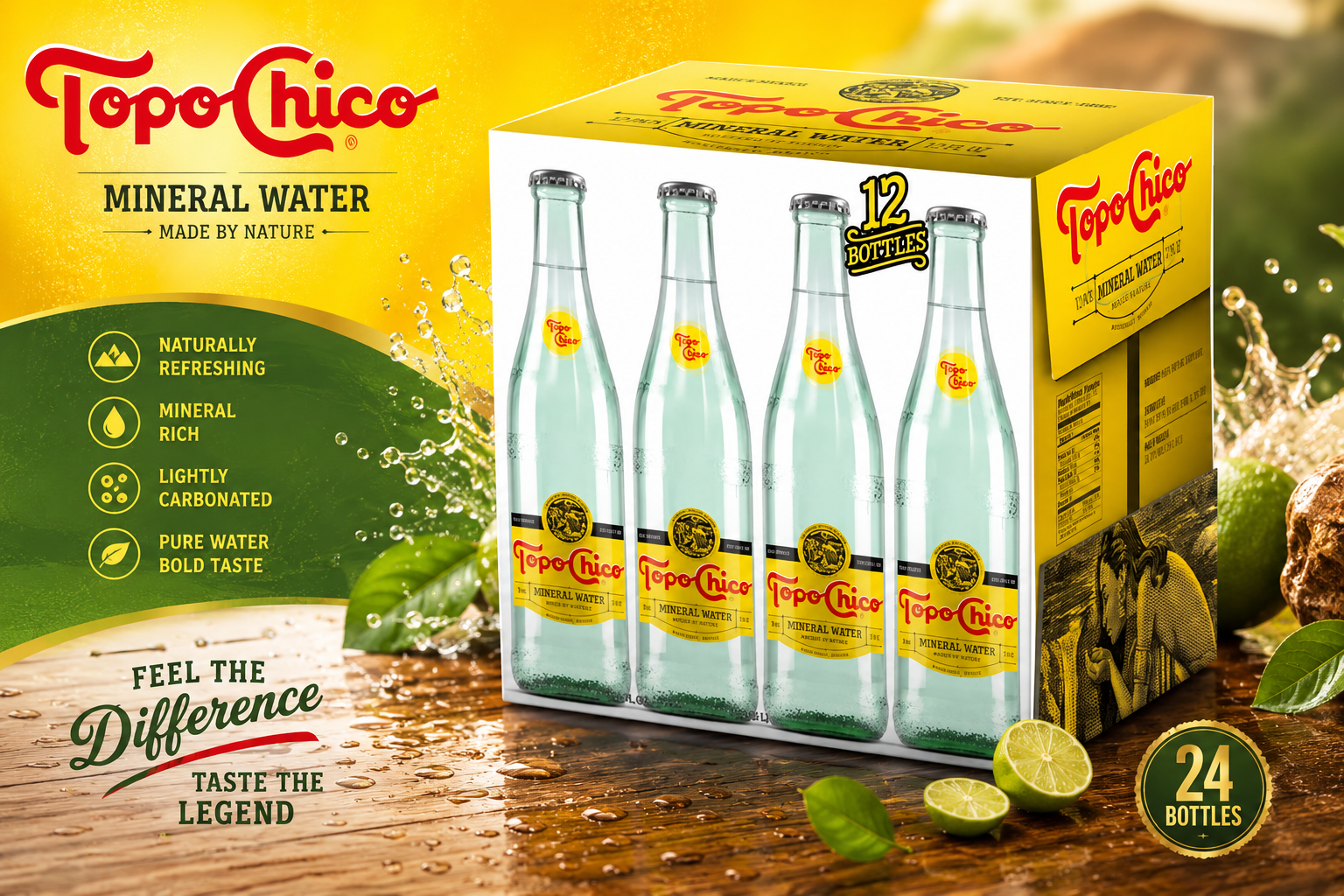 Bev Topo Chico 12OZ 24CT Mineral Water (P60) product image