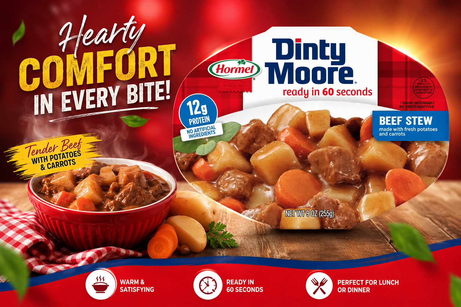 Hormel Dinty Moore Beef Stew 9OZ 1CT (C6) product image