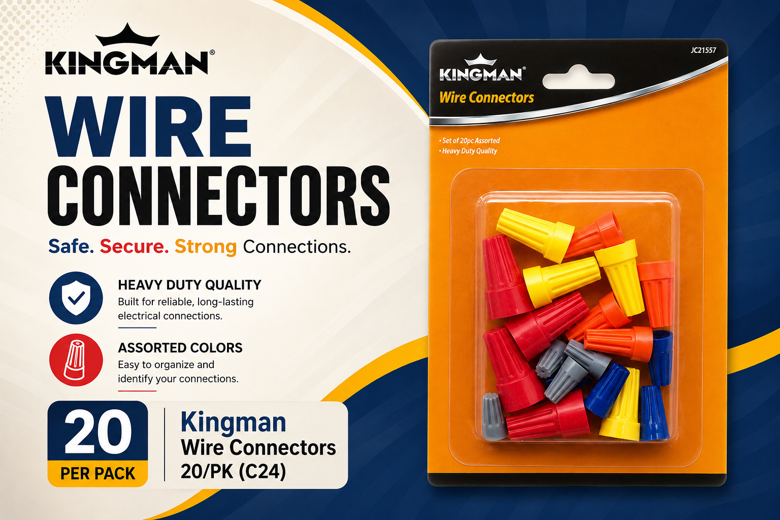 Kingman Wire Connectors 20/PK (C24) product image