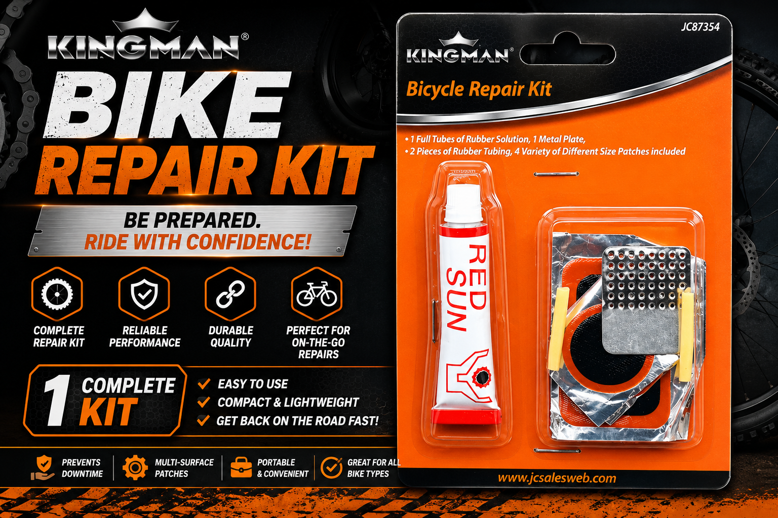 Kingman Bike Repair Kit 1CT (C24) product image