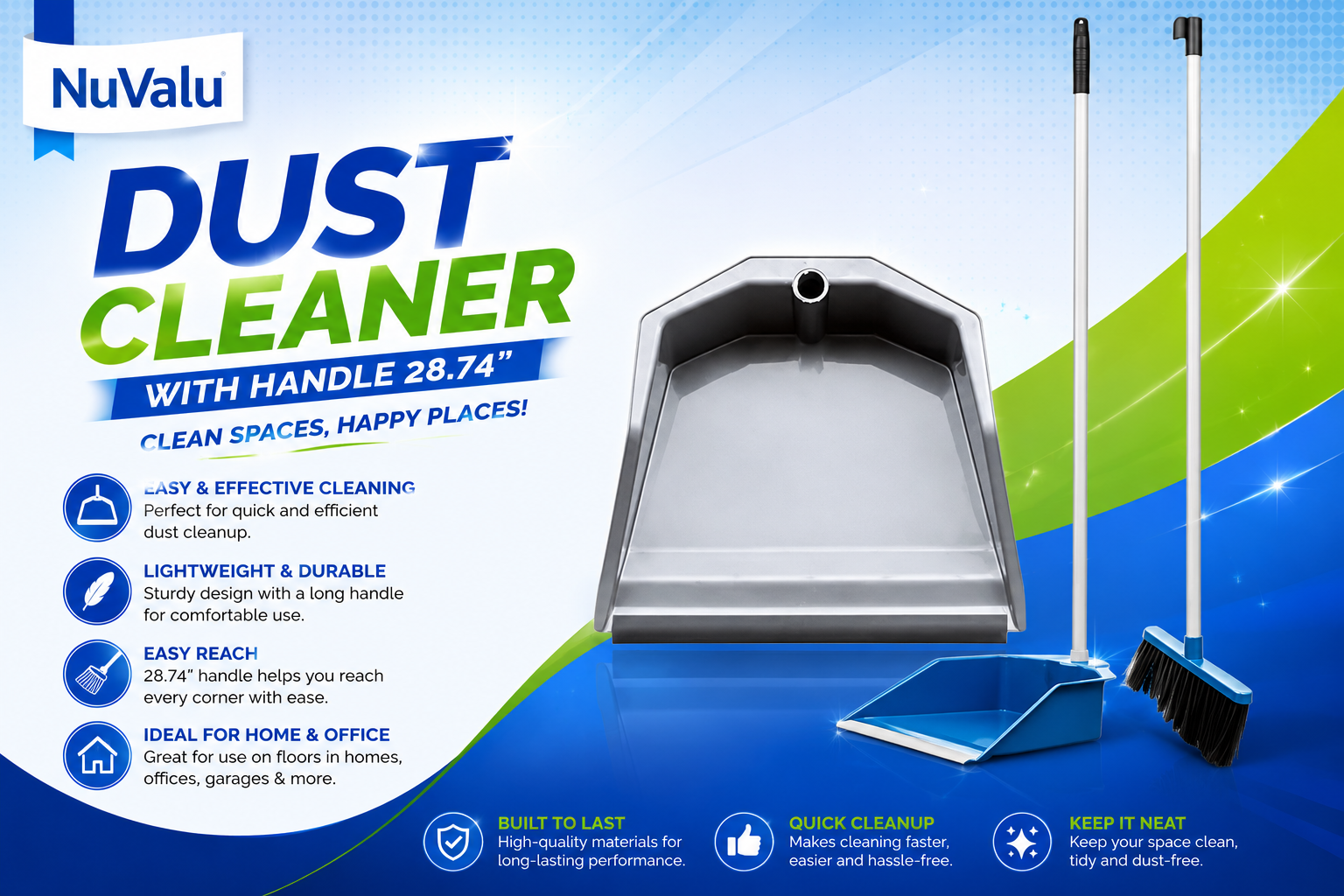 NuValu Dust Cleaner W/Handle 28.74" 1CT (C25) product image