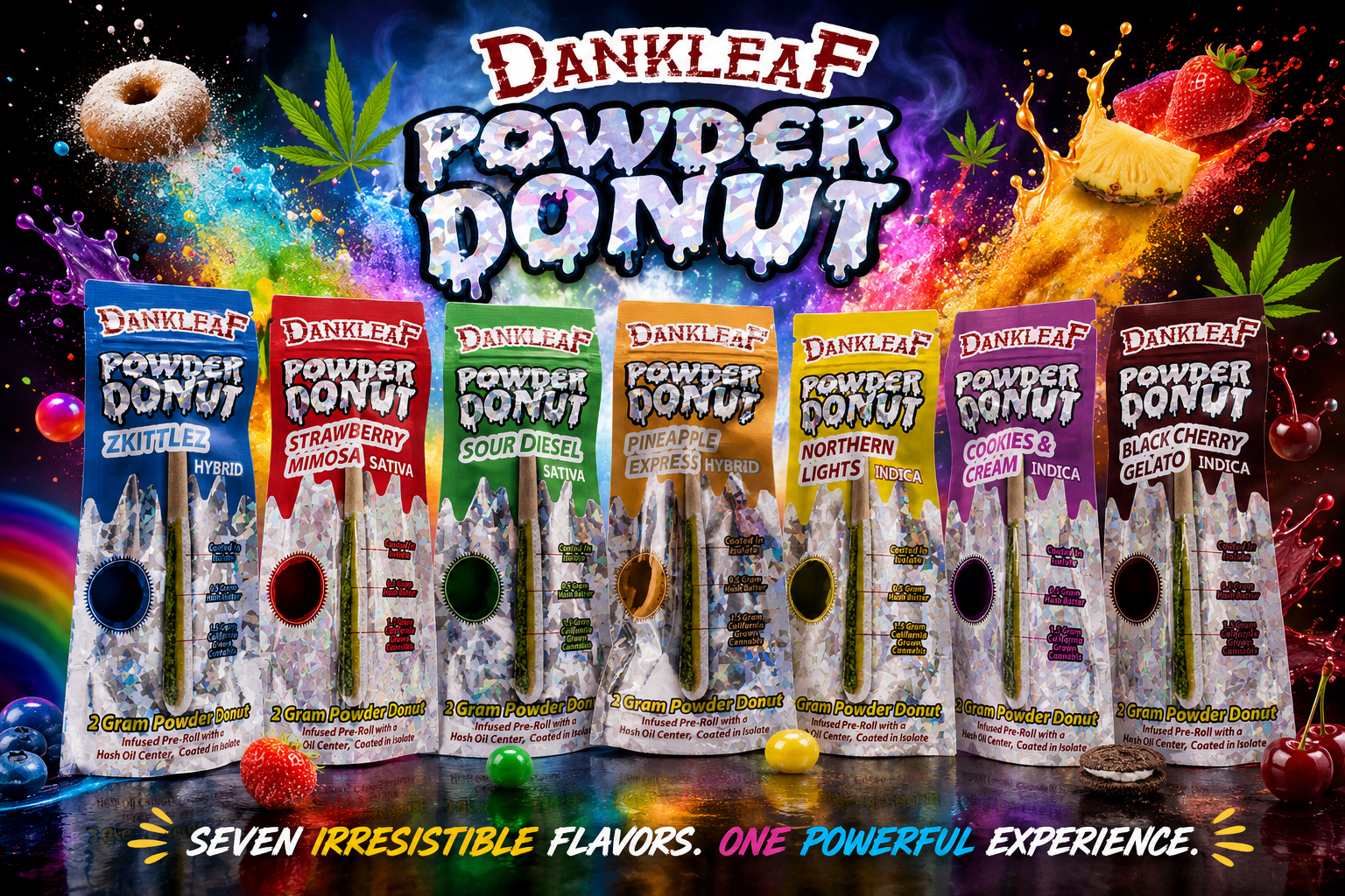 Dankleaf Powder Donut 2G Thcp Pre-Rolls 12CT (C22) product image