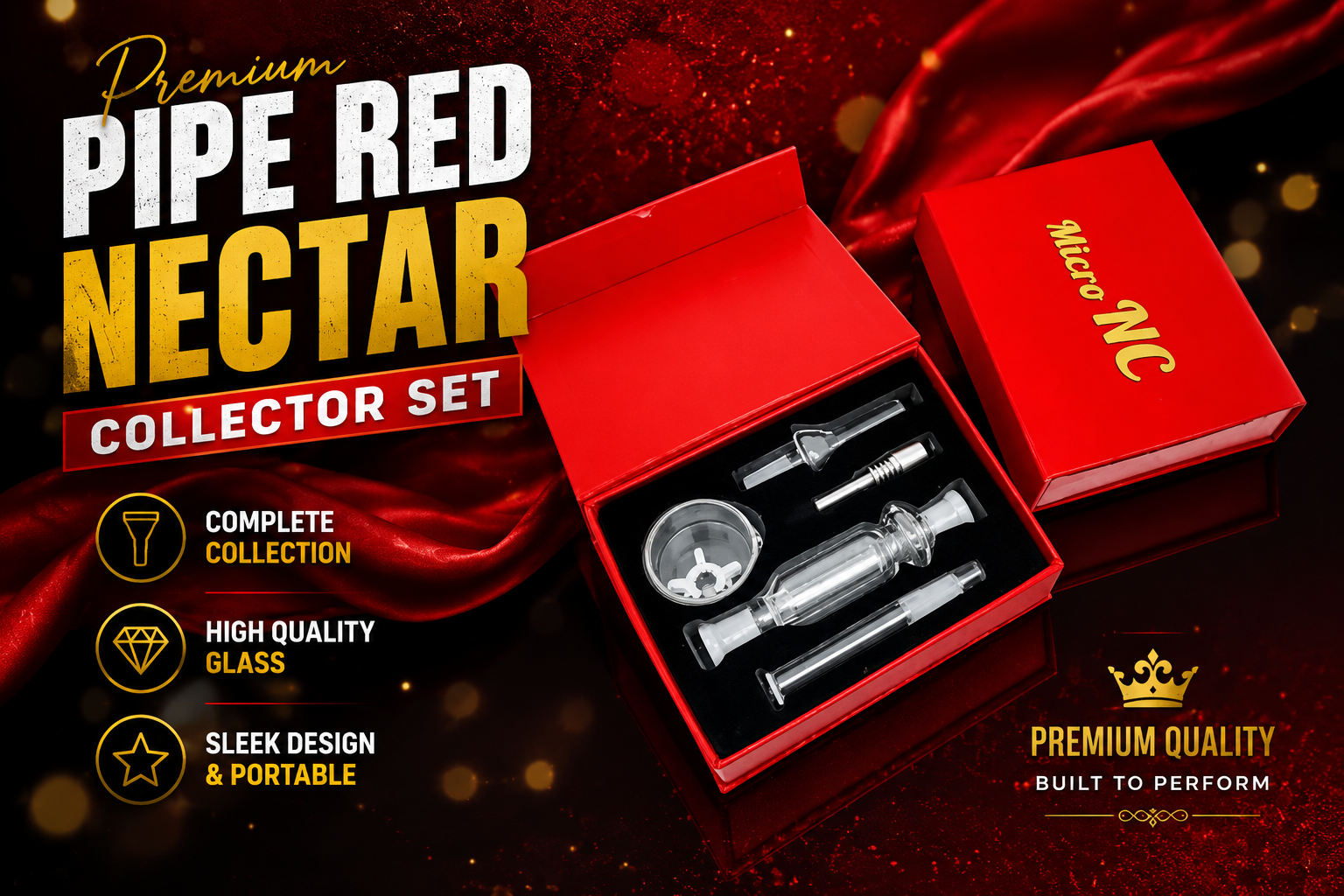 Pipe Red Nectar Collector Set Red Box  product image