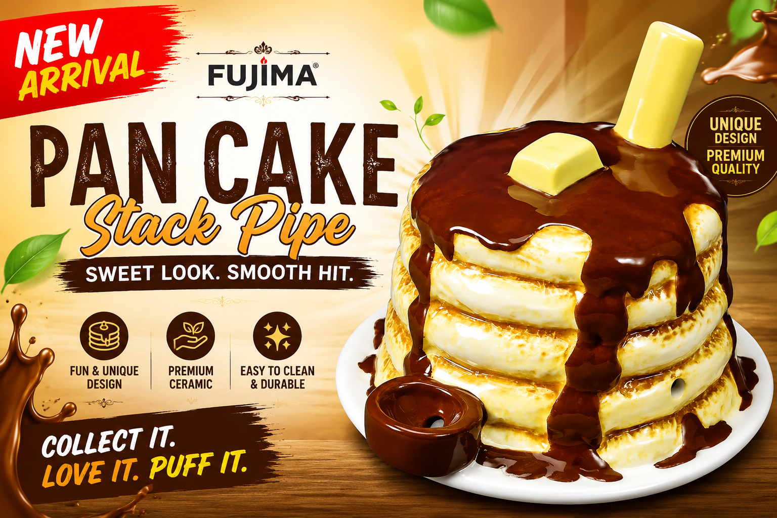 Fujima Pan Cake Stack Pipe 1CT (C18) C product image