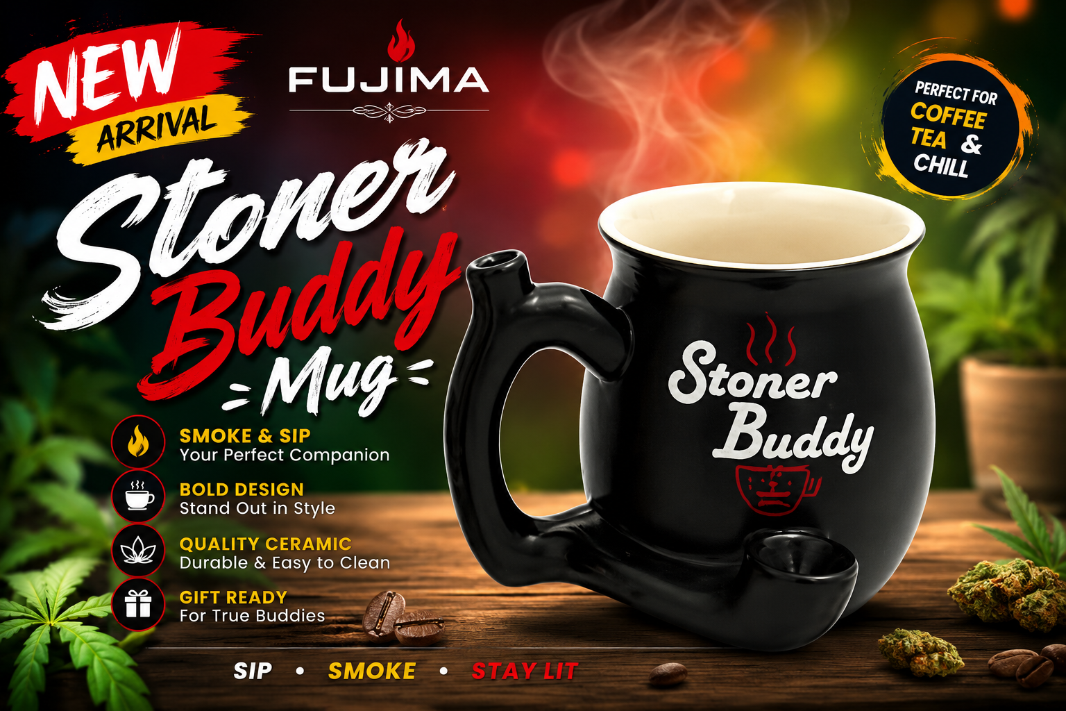 Fujima Stoner Buddy Mug 1Ct (C24) C product image