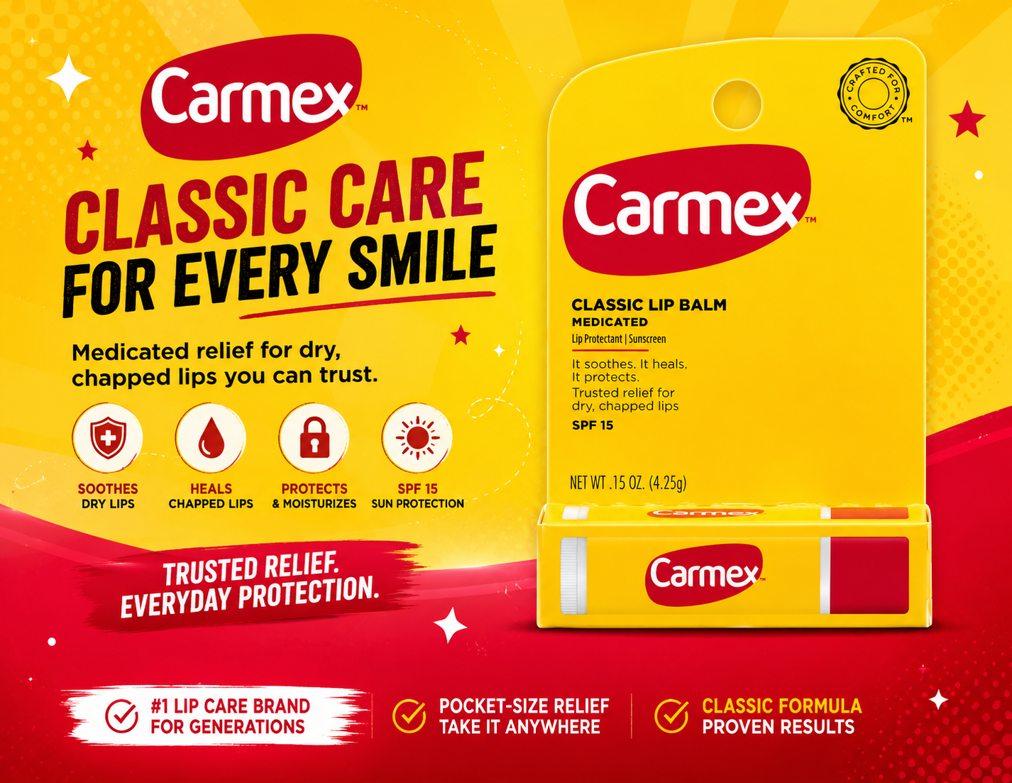 Carmex 1CT Stick 0.15 (C144) product image